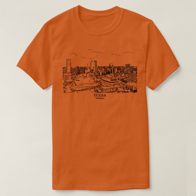 Tulsa Oklahoma 1 T-Shirt (Design vorne)
