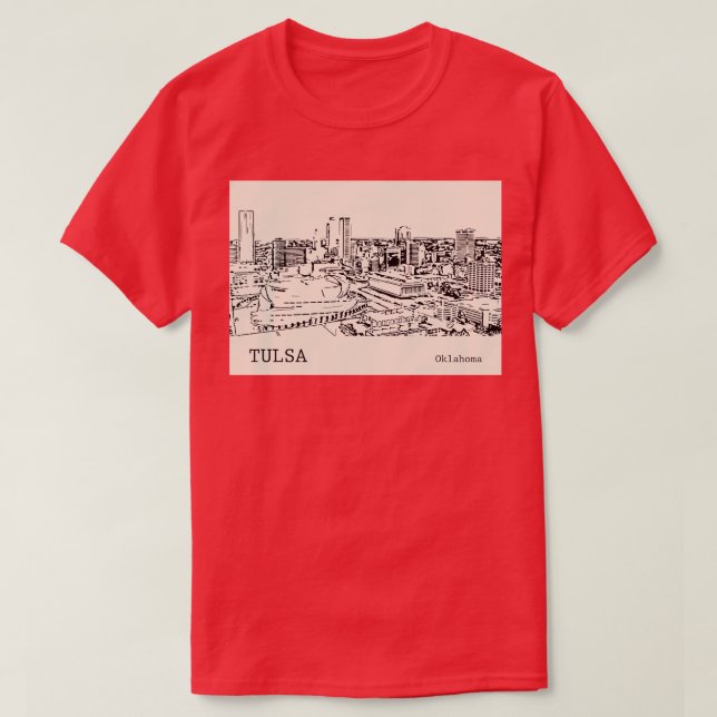 Tulsa Oklahoma 3 T-Shirt (Design vorne)