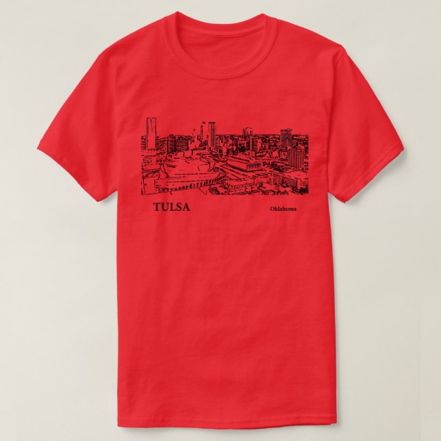 Tulsa Oklahoma 5 T-Shirt (Design vorne)