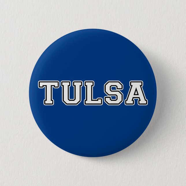 Tulsa Oklahoma Button (Vorderseite)