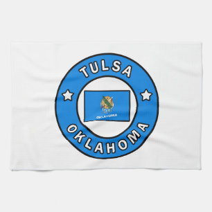 Tulsa Oklahoma Geschirrtuch