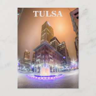 Tulsa Oklahoma Innenstadt Postkarte