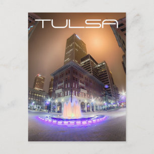Tulsa Oklahoma Innenstadt Postkarte