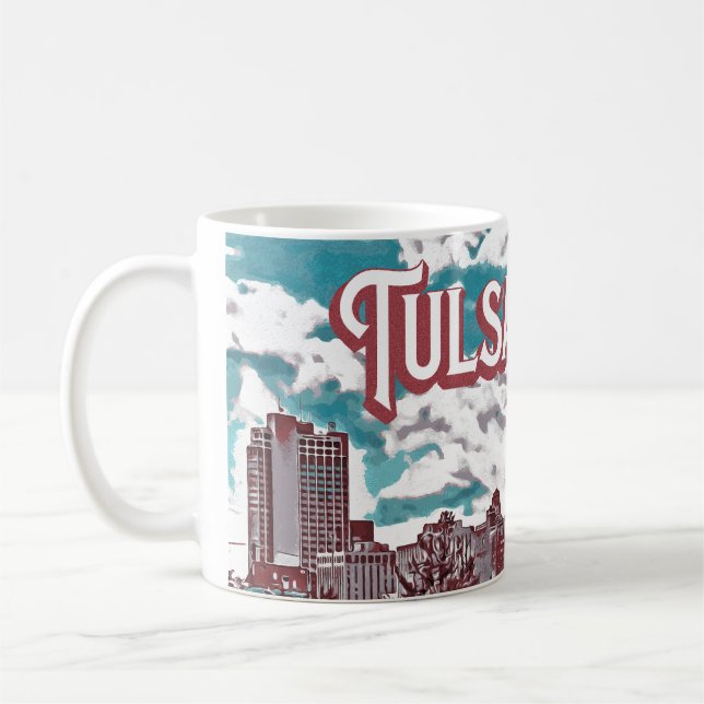 Tulsa Oklahoma Kaffeetasse (Links)
