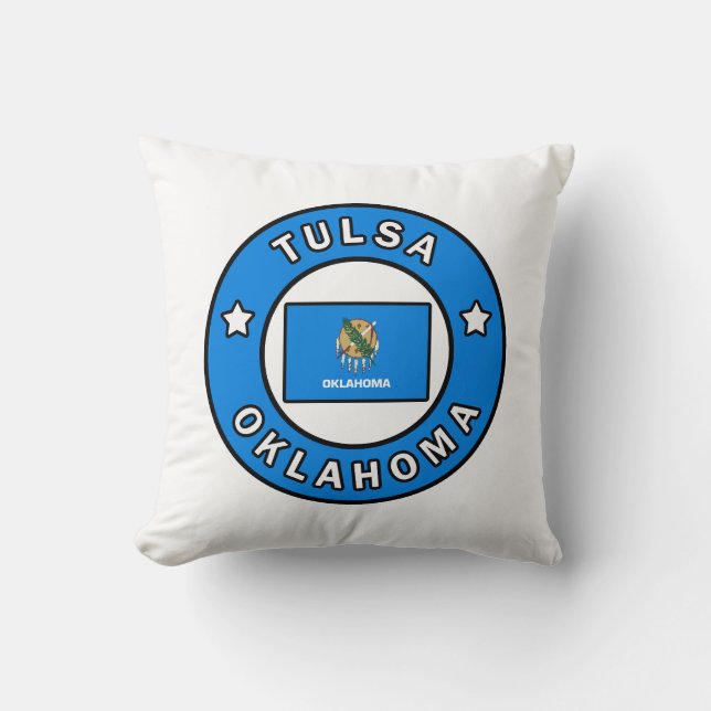 Tulsa Oklahoma Kissen (Vorderseite)