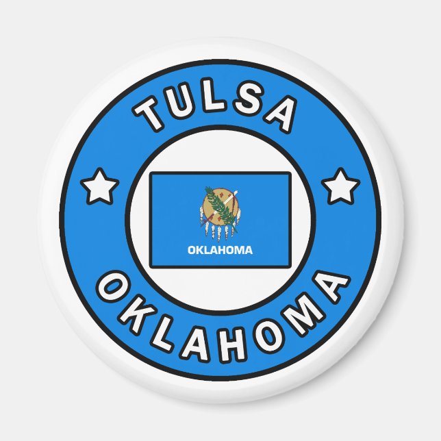 Tulsa Oklahoma Magnet (Vorne)