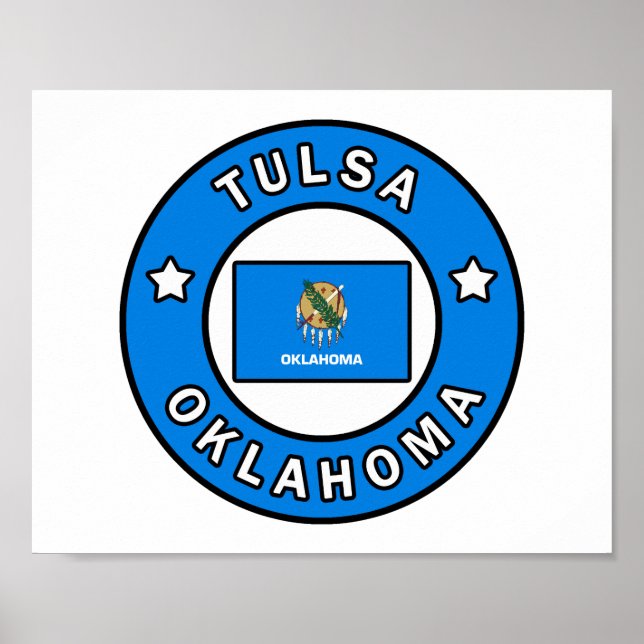 Tulsa Oklahoma Poster (Vorne)