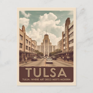 Tulsa, Oklahoma Postkarte