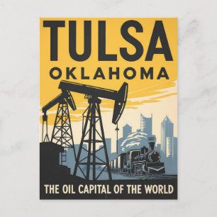 Tulsa, Oklahoma Postkarte