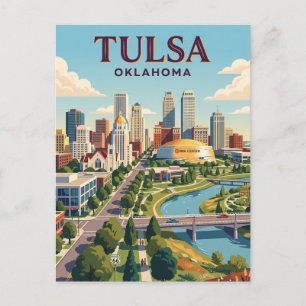 Tulsa, Oklahoma Postkarte