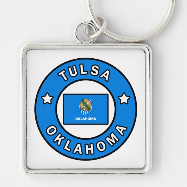 Tulsa Oklahoma Schlüsselanhänger (Vorne)