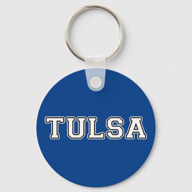 Tulsa Oklahoma Schlüsselanhänger (Vorderseite)