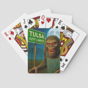 TULSA, OKLAHOMA SPIELKARTEN. SPIELKARTEN