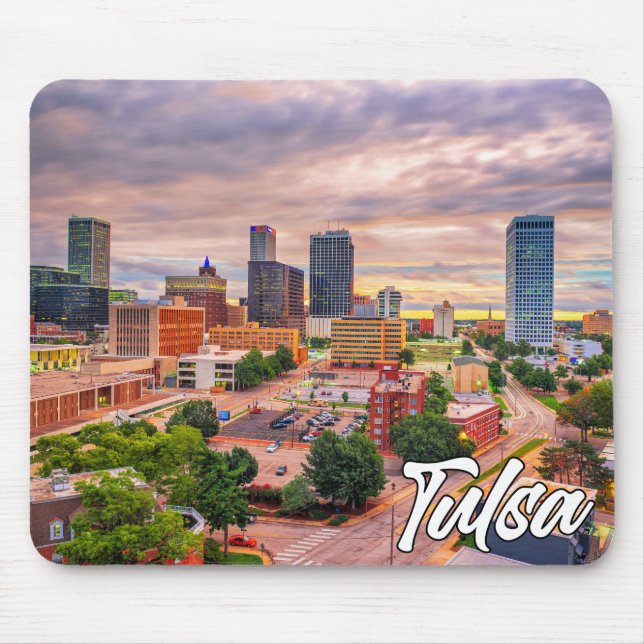 Tulsa, Oklahoma, Vereinigte Staaten Mousepad (Vorne)