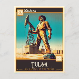 Tulsa, Oklahoma | VINTAG Postkarte