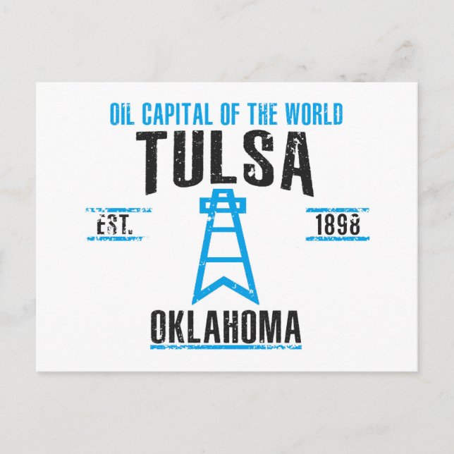 Tulsa Postkarte (Vorderseite)