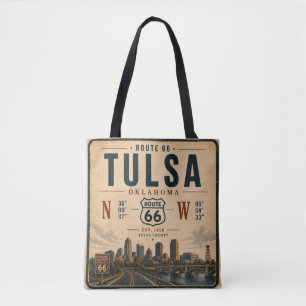 Tulsa Route 66 Stadt Koordinaten Reise