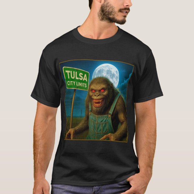 TULSA T-SHIRT - "TERROR ÜBERFÄLLT TULSA"   (Vorderseite)