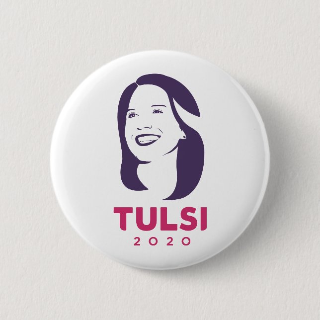 Tulsi 2020 für Amerika Button (Vorderseite)