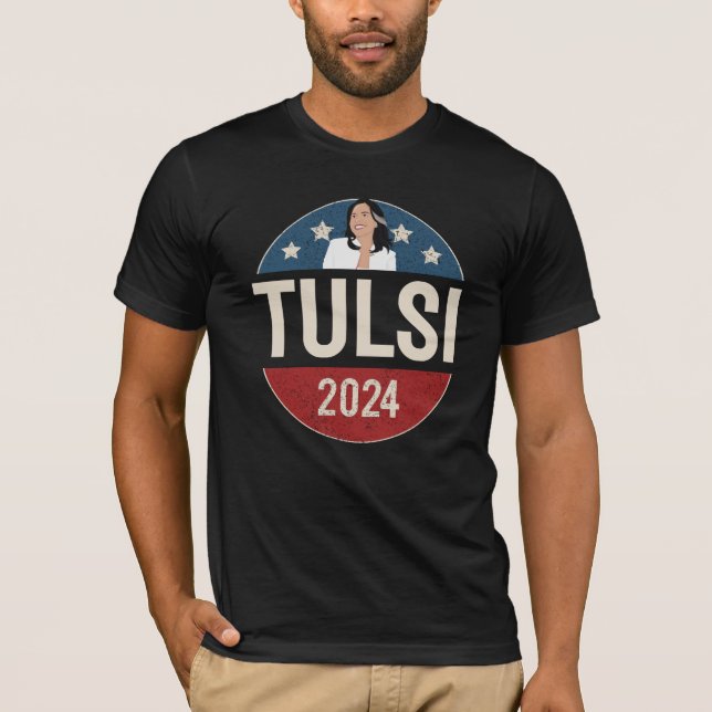 Tulsi Gabbard für den Präsidenten 2024 T-Shirt (Vorderseite)