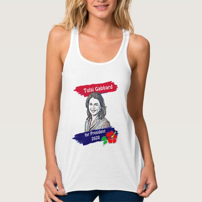 Tulsi Gabbard für die Präsidentschaftswahl 2020 Tank Top (Vorderseite)