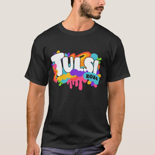 Tulsi Gabbard für Präsident 2024 Retro T-Shirt (Vorderseite)