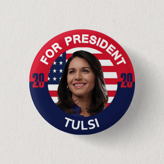 Tulsi Gabbard für Präsidenten Button