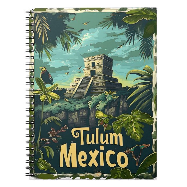 Tulum Jungle Notizblock (Vorderseite)