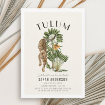 Tulum Leopard Bachelorette Wochenende Ausflug