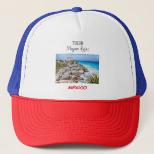 Tulum Mayan Ruins Mexico Trucker Hat Truckerkappe