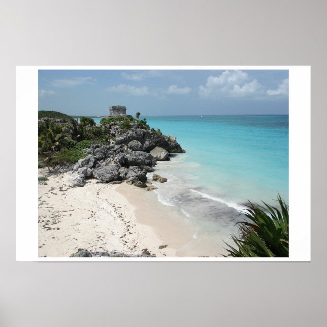 Tulum Mayan Ruins Poster (Vorne)