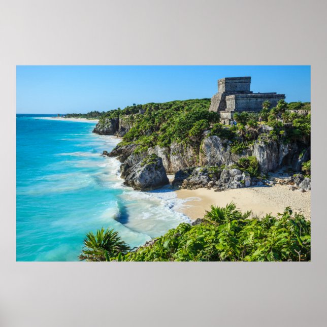 Tulum Mayan Ruins Poster (Vorne)