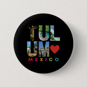 Tulum Mexico 2022 Ferien Beach Matching Family G Button