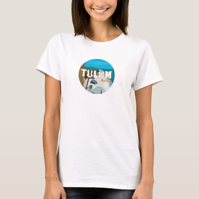 Tulum Mexico Großartige Geschenkidee T-Shirt (Vorderseite)