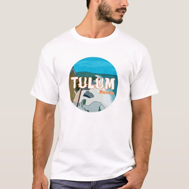 Tulum Mexico Großartige Geschenkidee T-Shirt (Vorderseite)