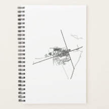 Tulum Mexico Karte Schwarze Linie Modern