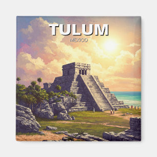 Tulum Mexico Reise Magnet