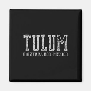 Tulum Mexico - Reisen Maya Ruins Strände Vintag Magnet