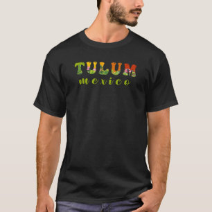 Tulum Mexico Souvenir Tropischer Urlaub Tulum Stra T-Shirt
