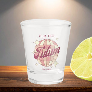 Tulum Mexico Souvenirgetränk Bar Schnapsglas