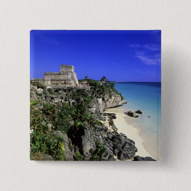 Tulum, Mexiko Button (Vorderseite)