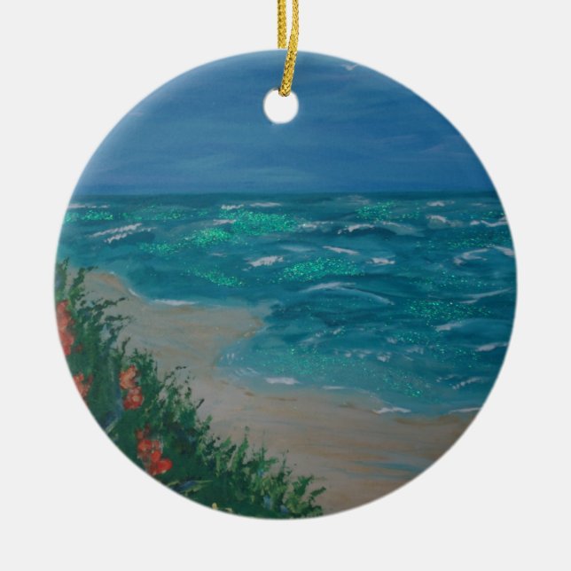 Tulum, Mexiko Keramik Ornament (Vorne)