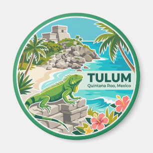 Tulum Mexiko Magnet