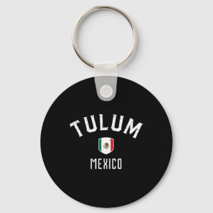 Tulum Mexiko - Mexikanische Flagge Tulum T-Shirt  Schlüsselanhänger