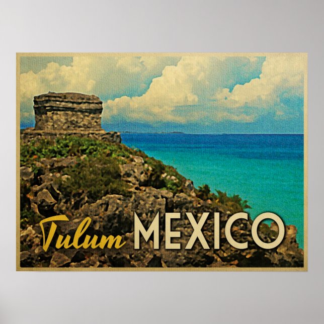 Tulum Mexiko Poster (Vorne)