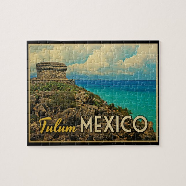 Tulum Mexiko Puzzle (Horizontal)