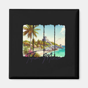 Tulum Mexiko Reise Treffen Sie mich in Tulum Souve Magnet