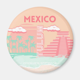 Tulum, Mexiko, Reisekunst Magnet