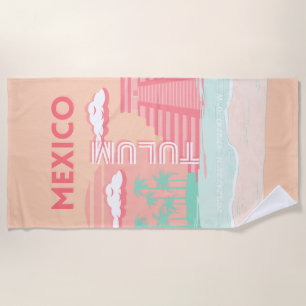 Tulum, Mexiko, Reisekunst Strandtuch
