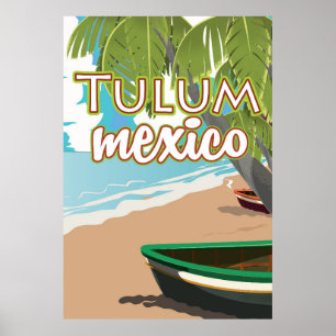 Tulum, Mexiko-Reiseplakat Poster